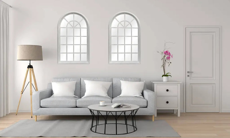 Arched Window Pane Mirror SBC-LTD