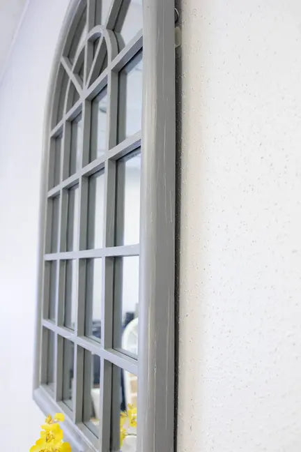 Arched Window Pane Mirror SBC-LTD