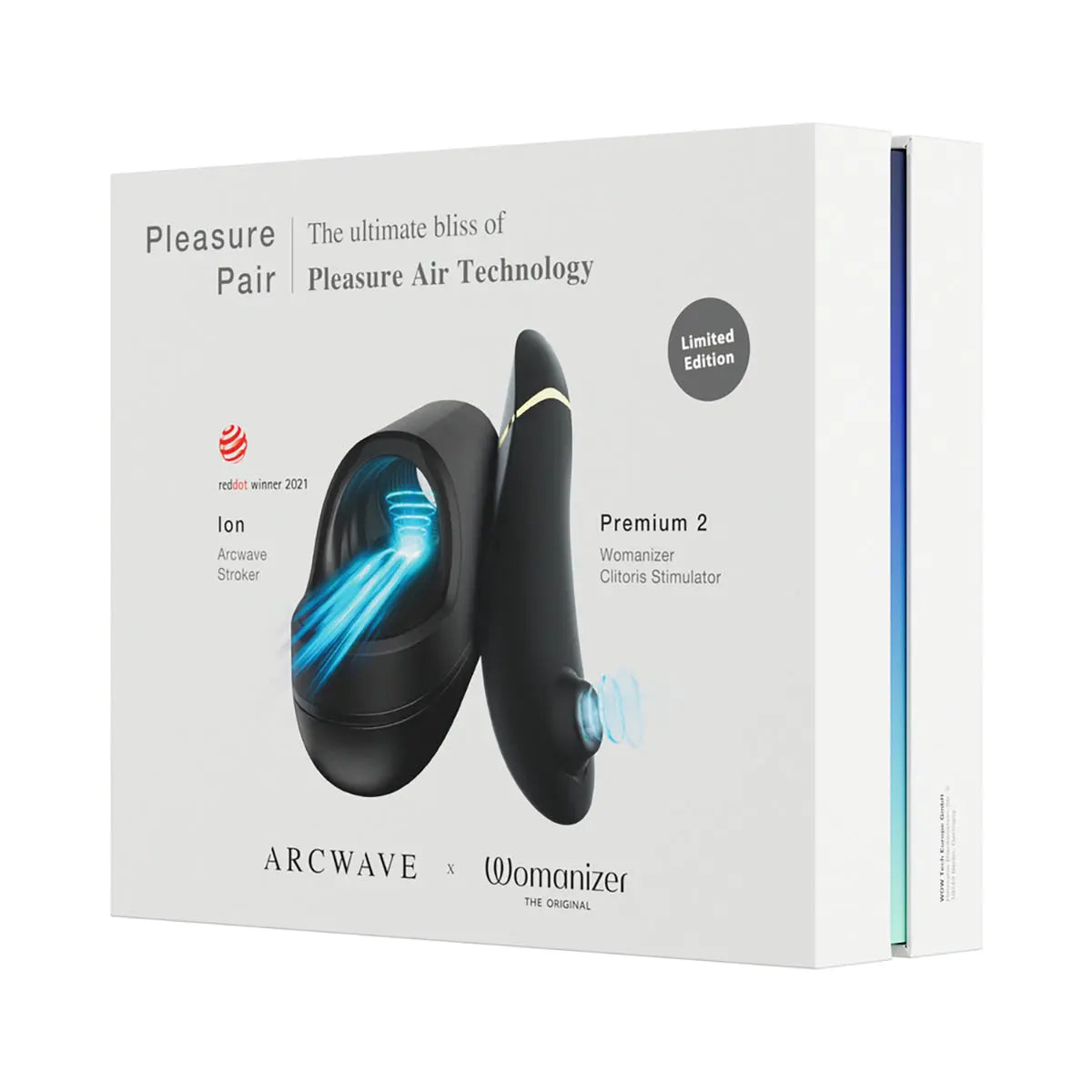 Arcwave Pleasure Pair - Ion + Womanizer Premium 2 Black Womanizer