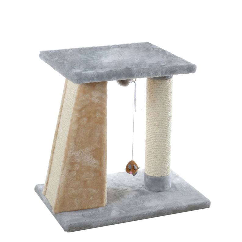 Armarkat  2 Level Platform Scratcher Real Wood Cat Post AeroMark