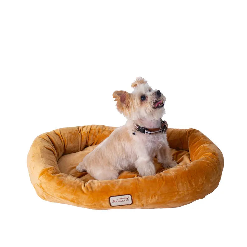 Armarkat Bolstered Pet Bed and Mat, ultra-soft Dog Bed S/M/L AeroMark