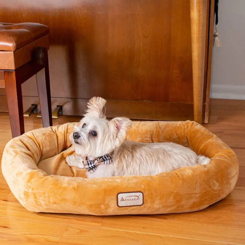Armarkat Bolstered Pet Bed and Mat, ultra-soft Dog Bed S/M/L AeroMark