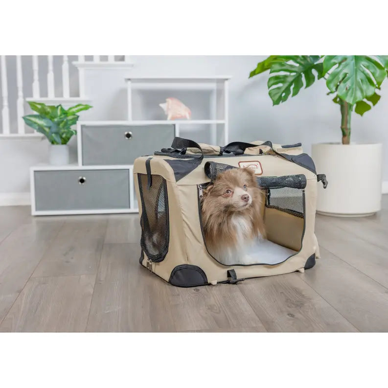 Armarkat FoldIng Soft Dog Crate Pet Travel Carrier PC201B AeroMark
