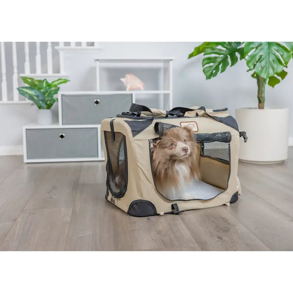 Armarkat FoldIng Soft Dog Crate Pet Travel Carrier PC201B AeroMark