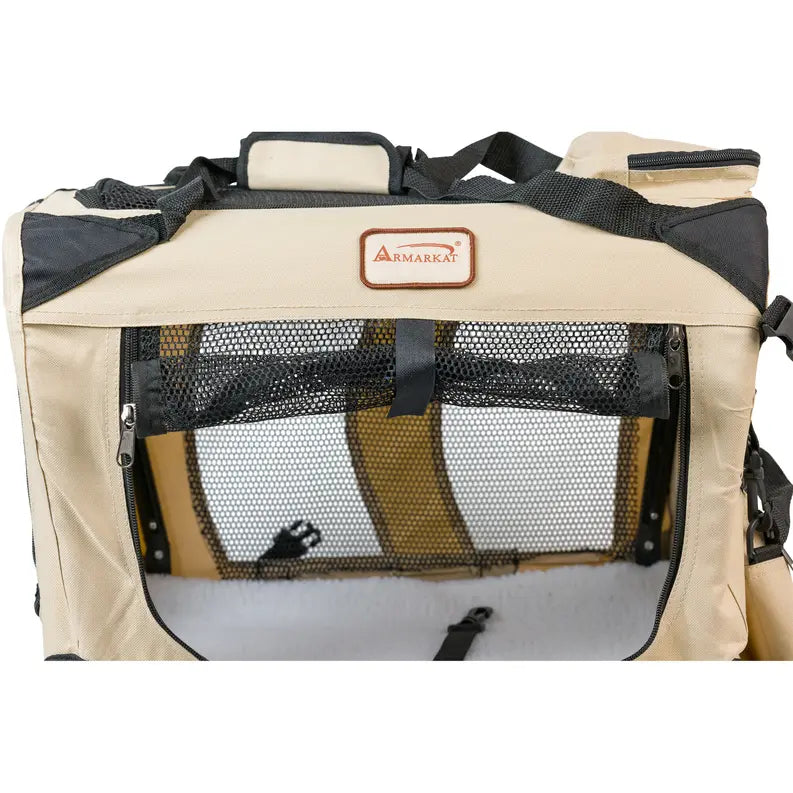 Armarkat FoldIng Soft Dog Crate Pet Travel Carrier PC201B AeroMark