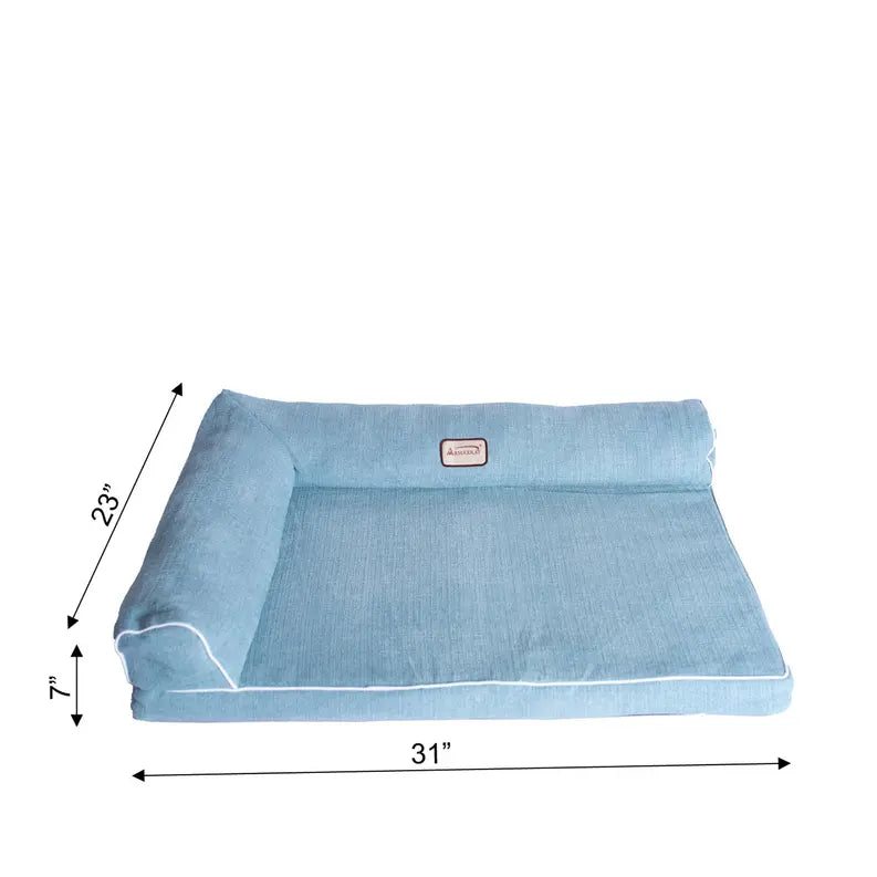 Armarkat Medium Bolstered Pet Bed Poly Fill Dog Cushion AeroMark