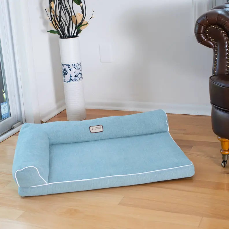 Armarkat Medium Bolstered Pet Bed Poly Fill Dog Cushion AeroMark