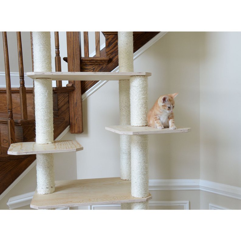 Armarkat Premium Scots Pine 89" Cat Tree Tower W 7 Levels AeroMark