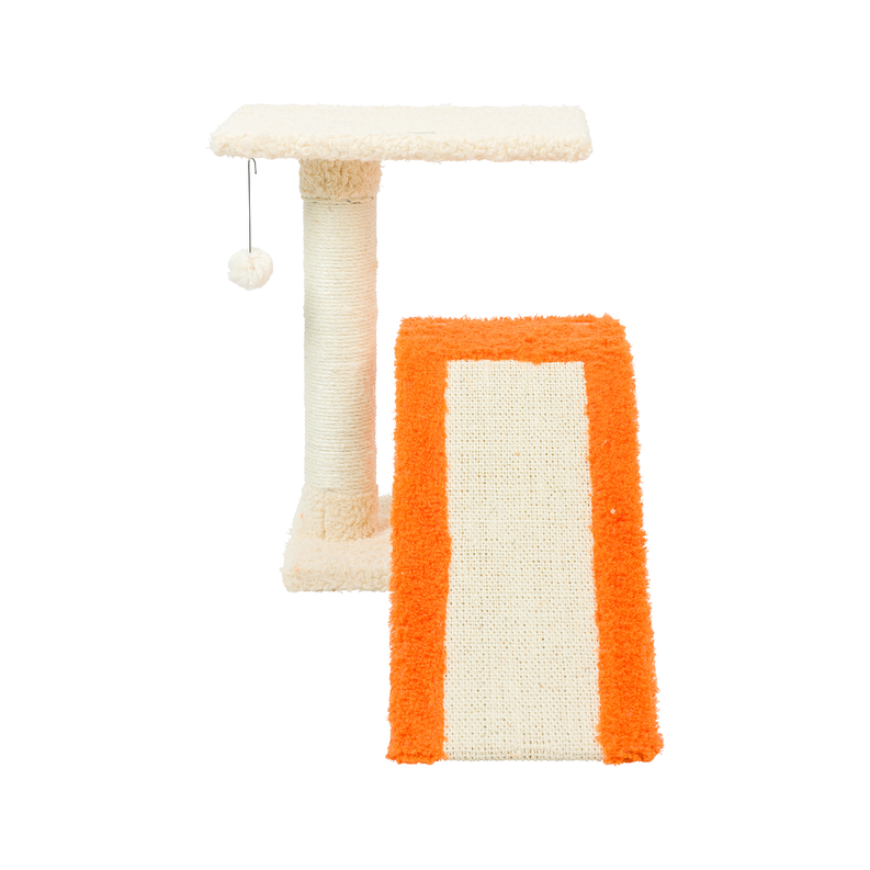 Armarkat Two Level Platform Scratcher W Sisal Carpet Ramp AeroMark