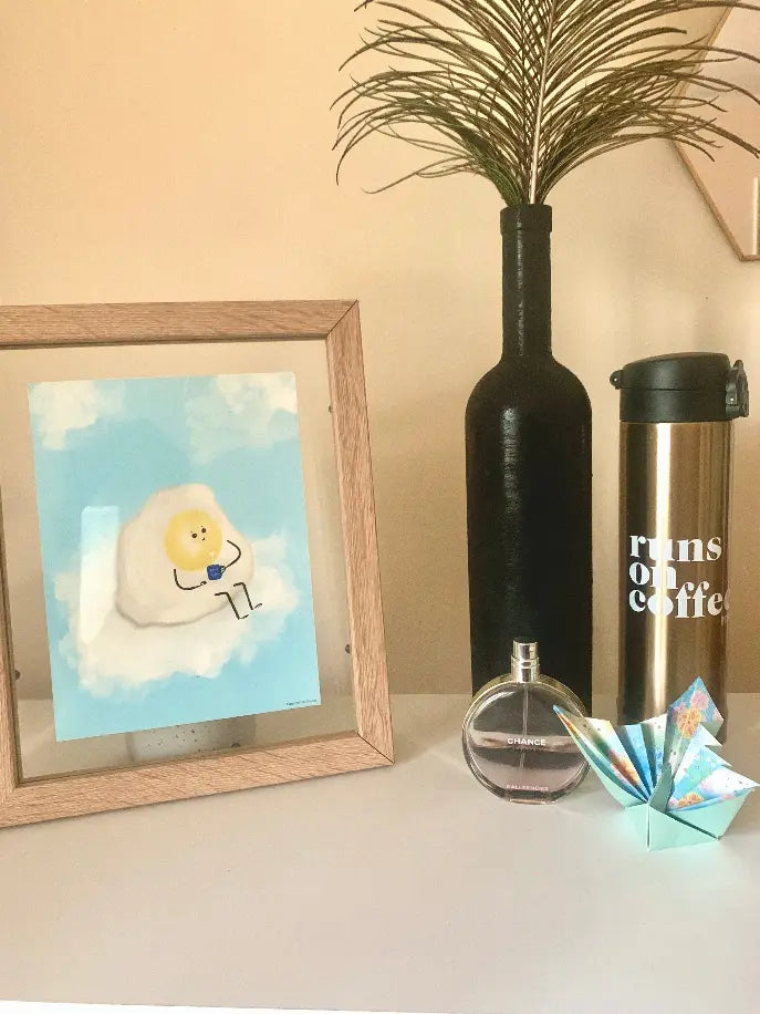 Art Prints -Sunny Side Up Poppy Simplicity