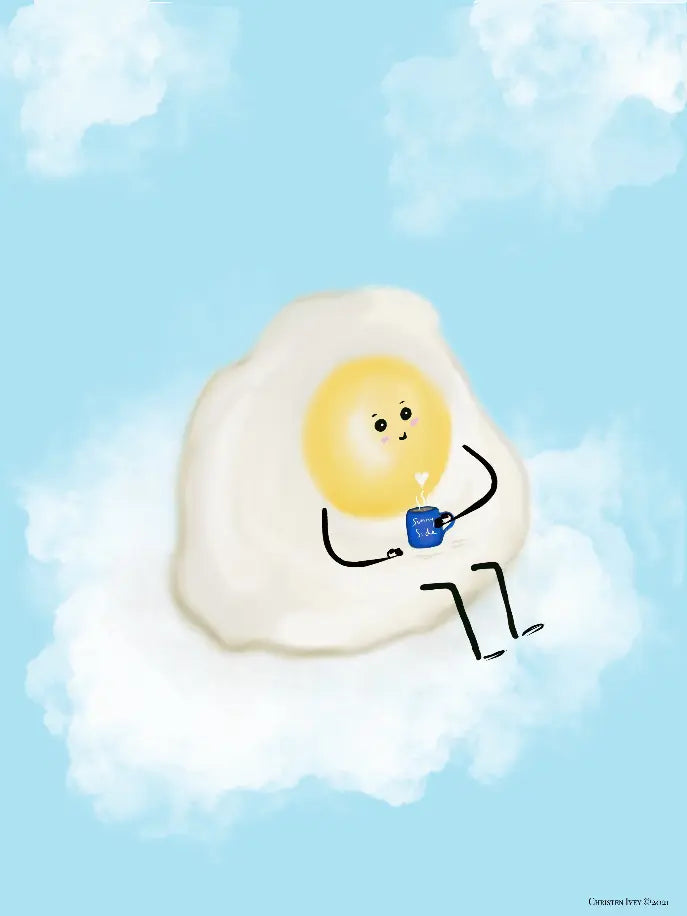 Art Prints -Sunny Side Up Poppy Simplicity