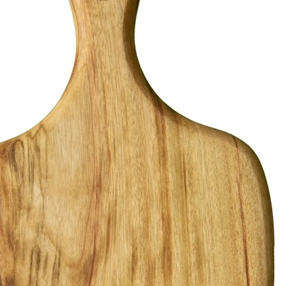 Artisan Organic Edge Anti Bacterial Wood Paddle Board Homeroots Kitchen & Dining
