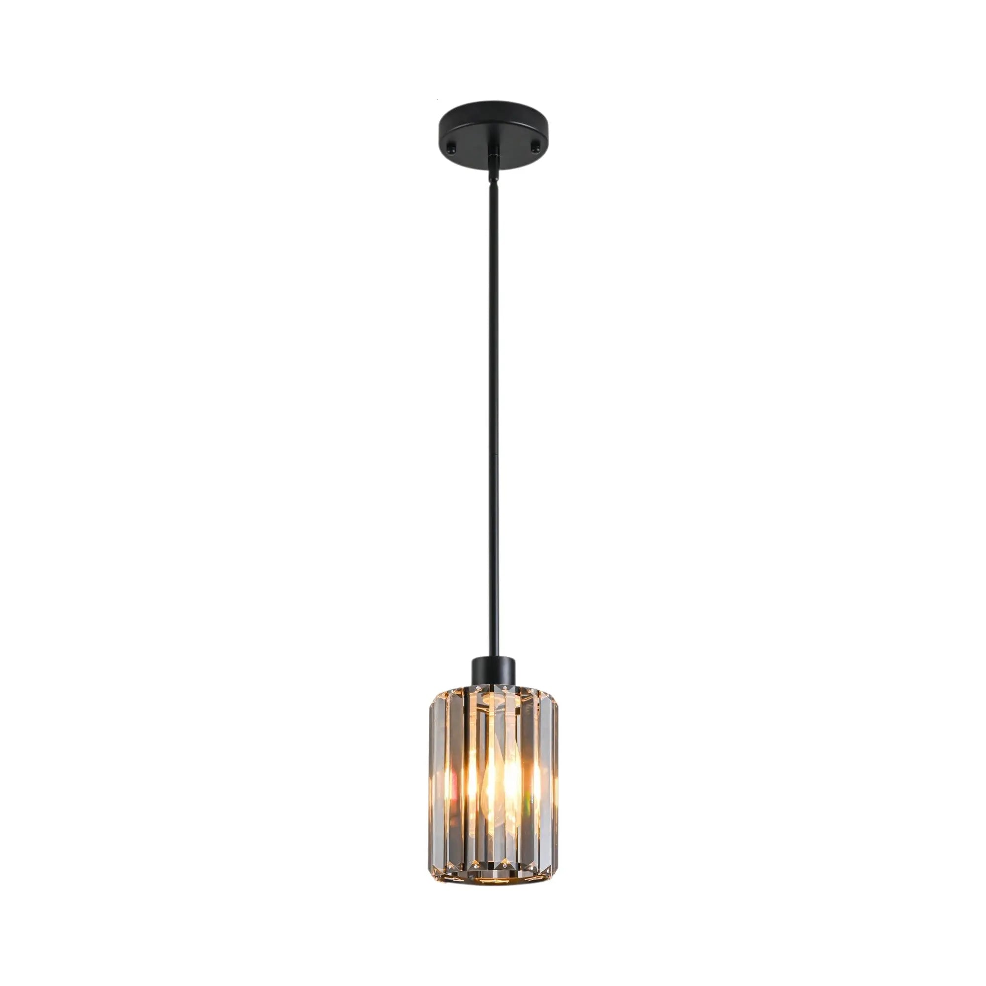 Ash Gray Crystal and Metal Mercury Glass Flush Chandelier With Gold Shades Homeroots Lighting