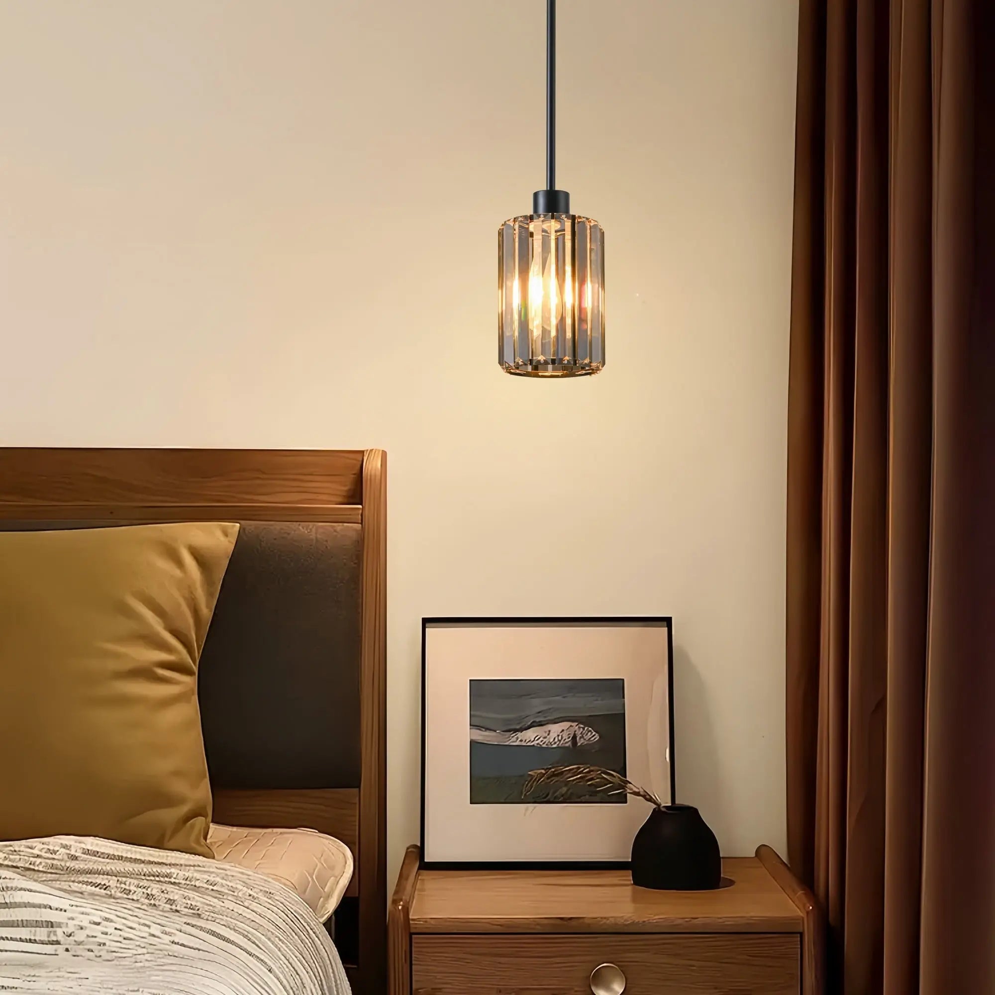 Ash Gray Crystal and Metal Mercury Glass Flush Chandelier With Gold Shades Homeroots Lighting