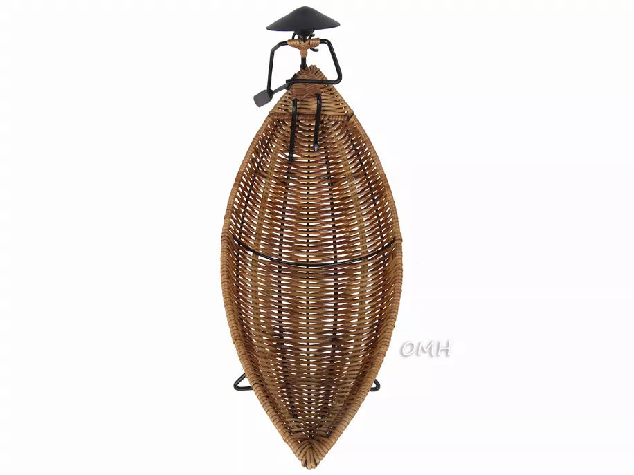 Asian Style Tranquility Boat Basket OMH USA