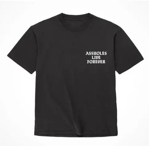Assholes Live Forever Black & White Doc Johnson Novelties