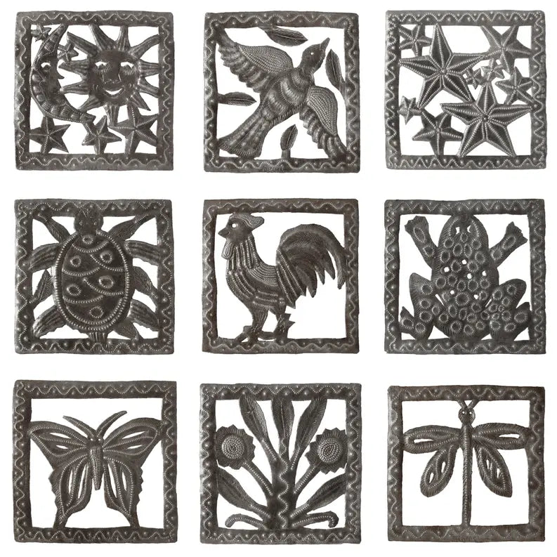 Assorted Squares - Set of 9 Le Primitif Galleries