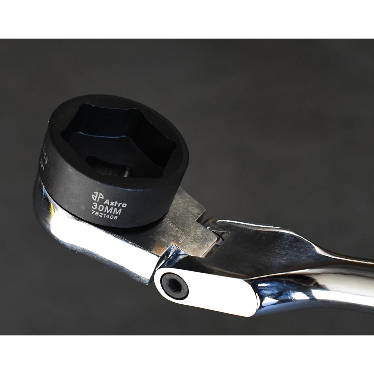Astro Tools Extra-long Flex Head Ratchet Wrench For 1/2" Nano Sockets ASTRO