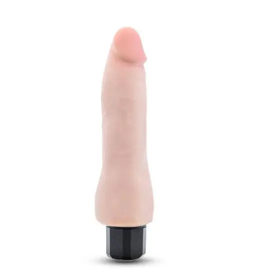 Au Naturel 8.75in Beige Vibrating Realistic Dual Densi Blush Novelties