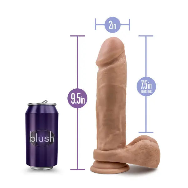 Au Naturel Dildo W/ Suction Cup Blush Novelties