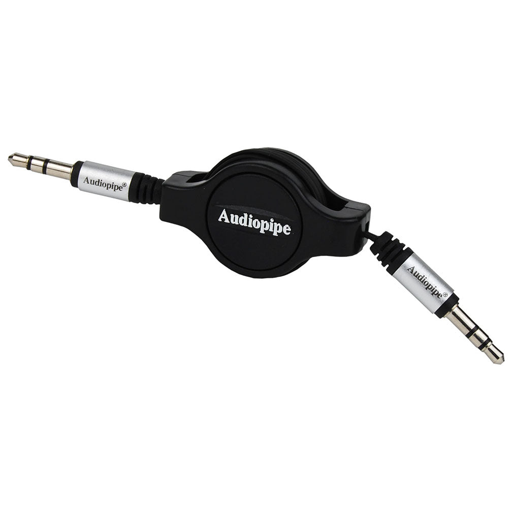 Audiopipe 3.5 To 3.5 Jack Plug 3 Ft Retractable Audiopipe