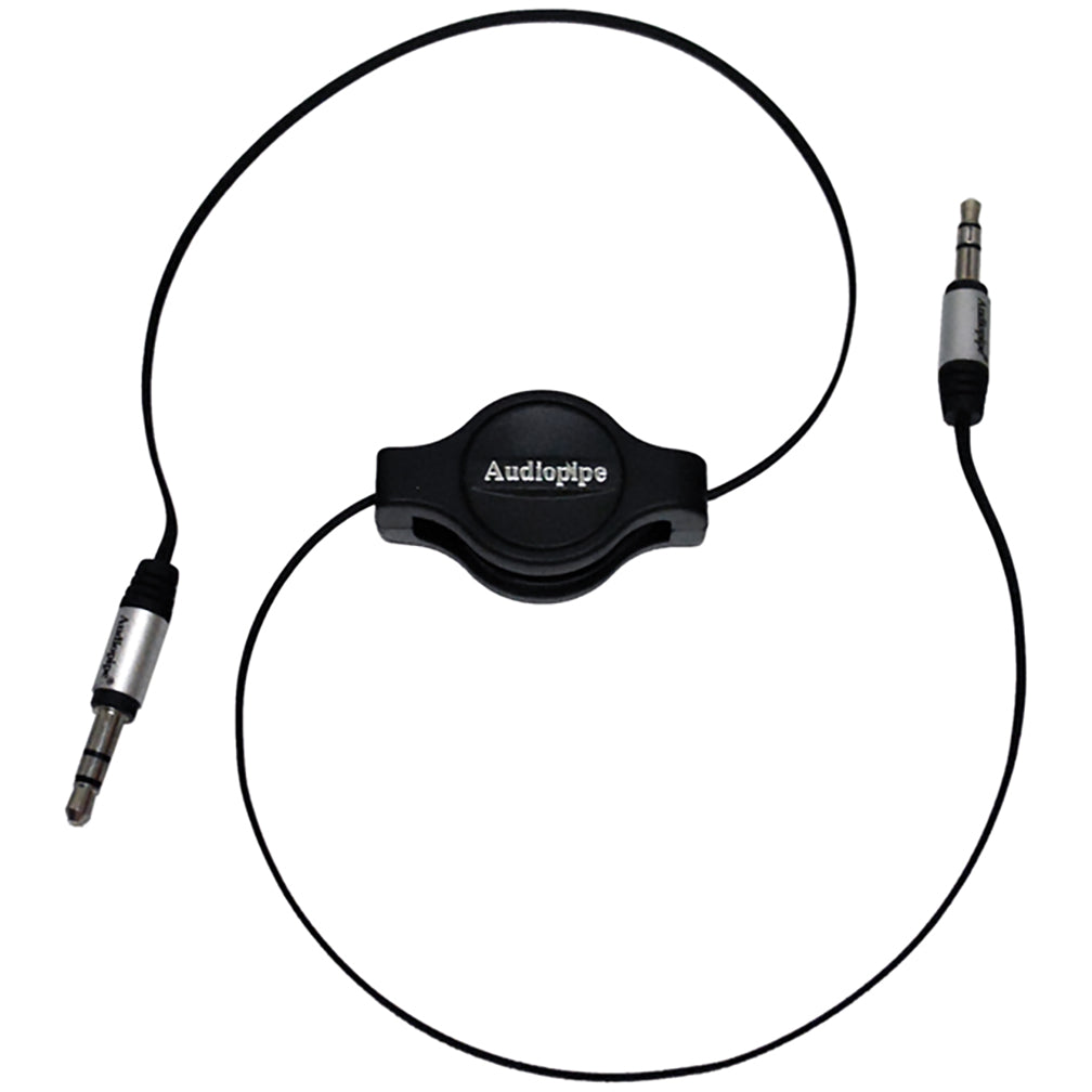 Audiopipe 3.5 To 3.5 Jack Plug 3 Ft Retractable Audiopipe