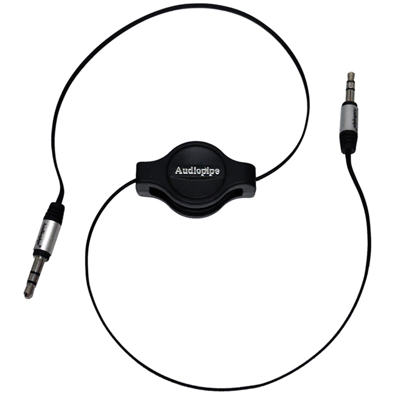 Audiopipe 3.5 To 3.5 Jack Plug 3 Ft Retractable Audiopipe
