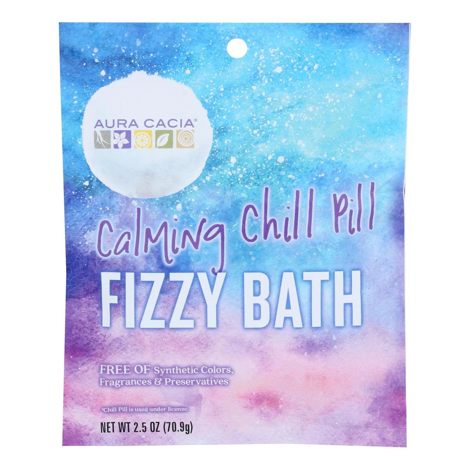 Aura Cacia - Fizz Bath Calm Chill Pill - Case Of 6-2.5 Oz Aura Cacia