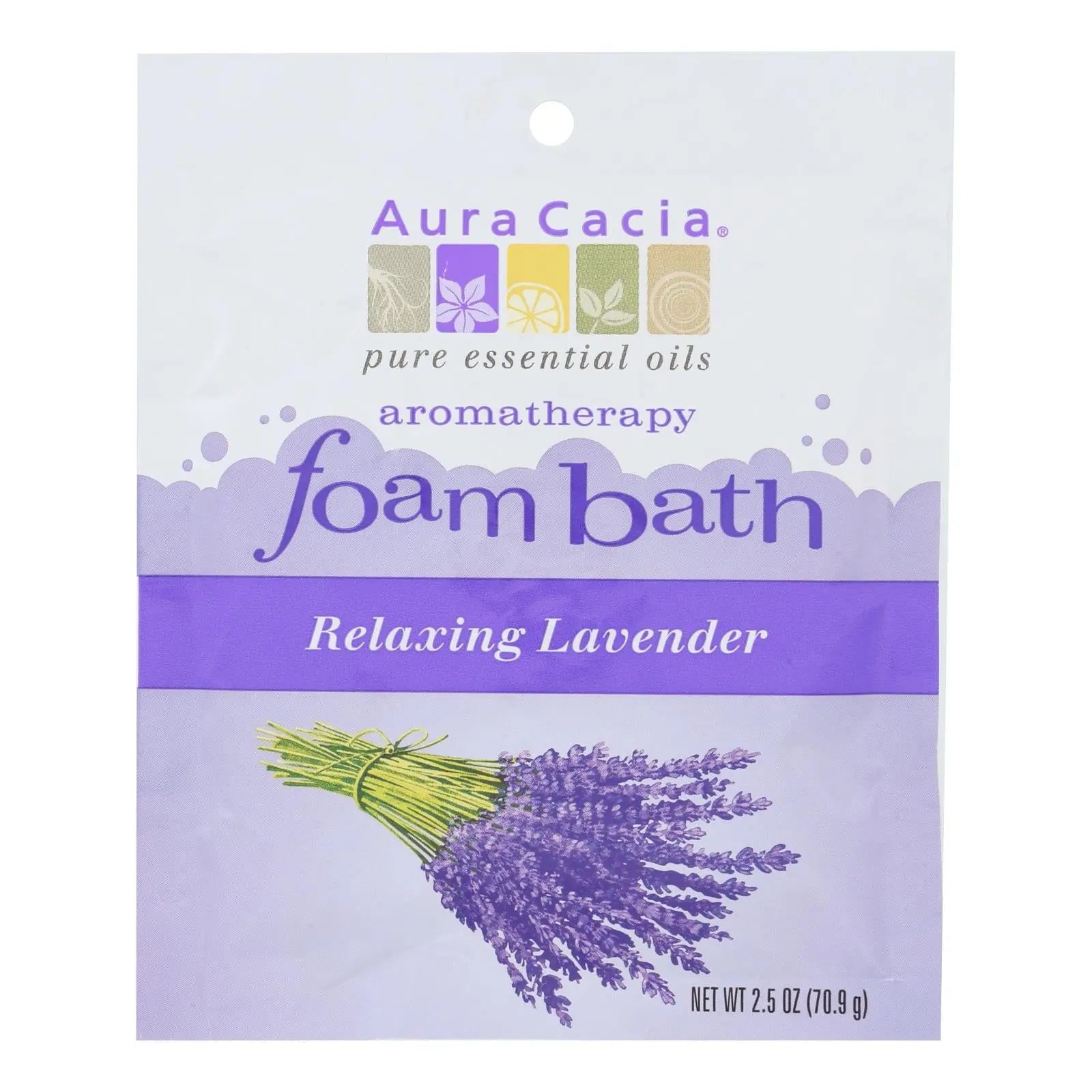 Aura Cacia - Foam Bath Relaxing Lavender - 2.5 Oz - Case Of 6 Aura Cacia
