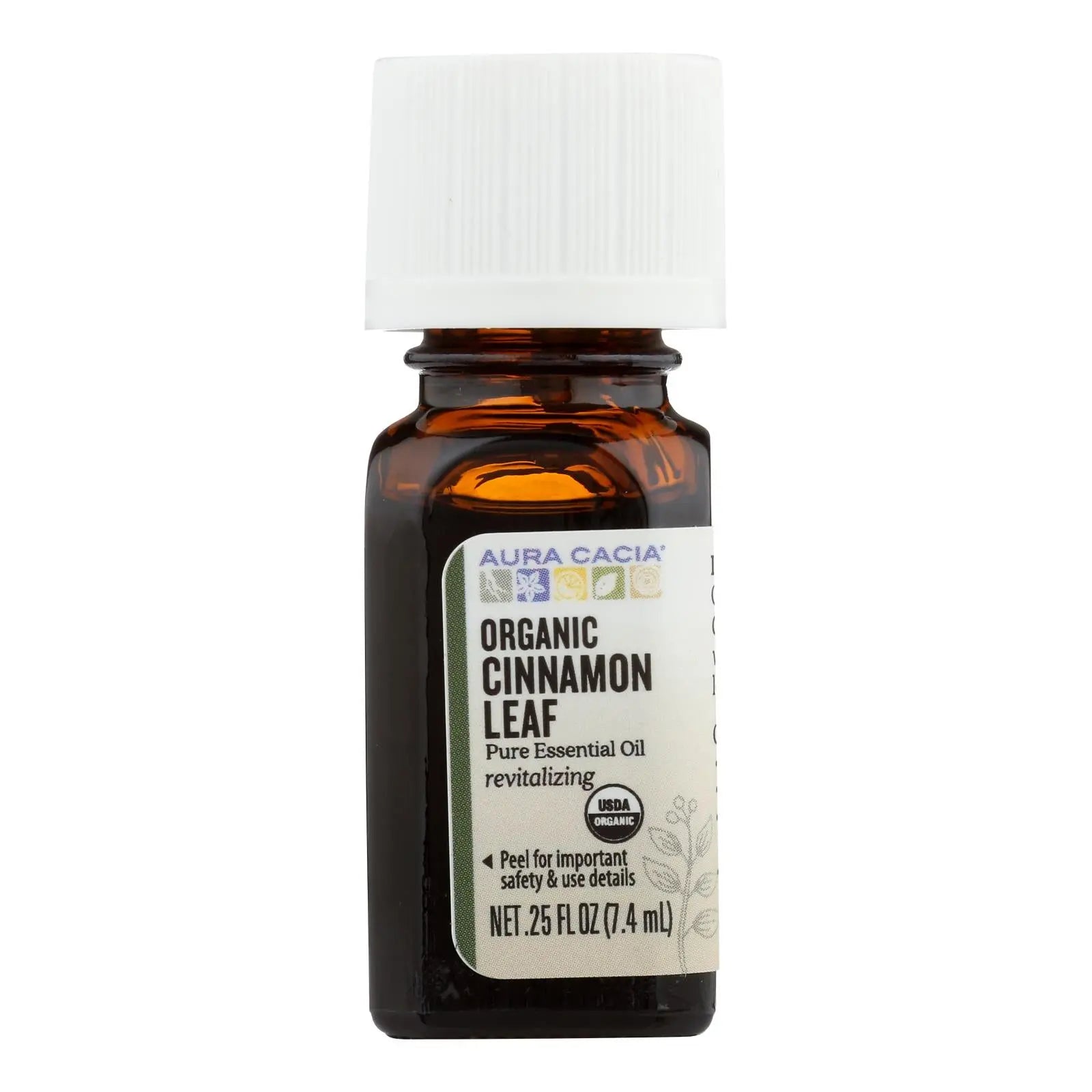Aura Cacia - Organic Cinnamon Leaf - .25 Oz Aura Cacia