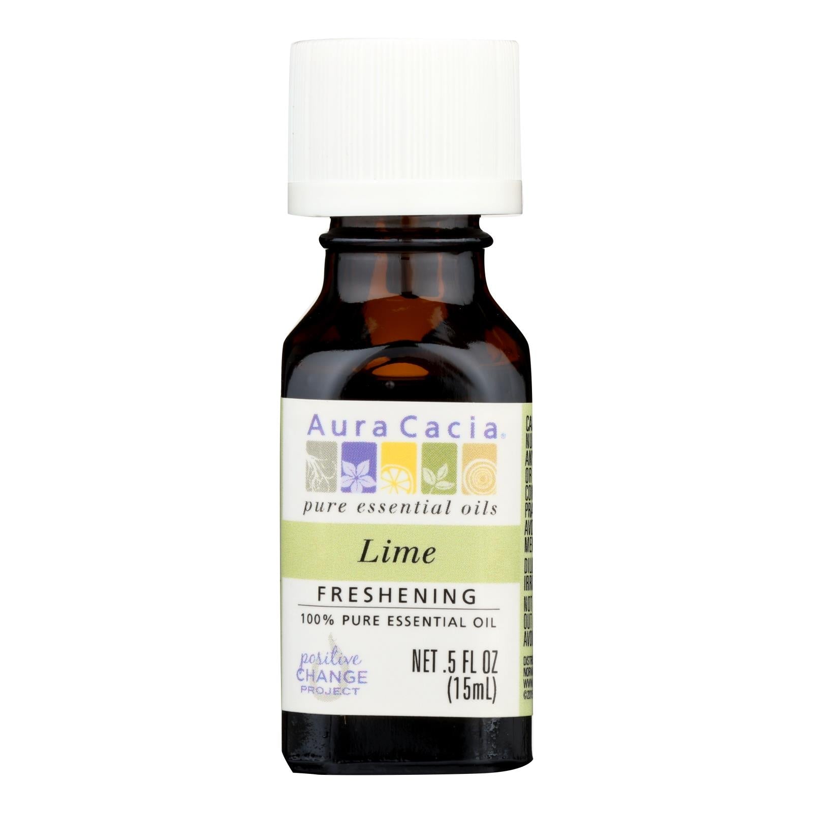 Aura Cacia - Pure Essential Oil Lime - 0.5 Fl Oz Aura Cacia