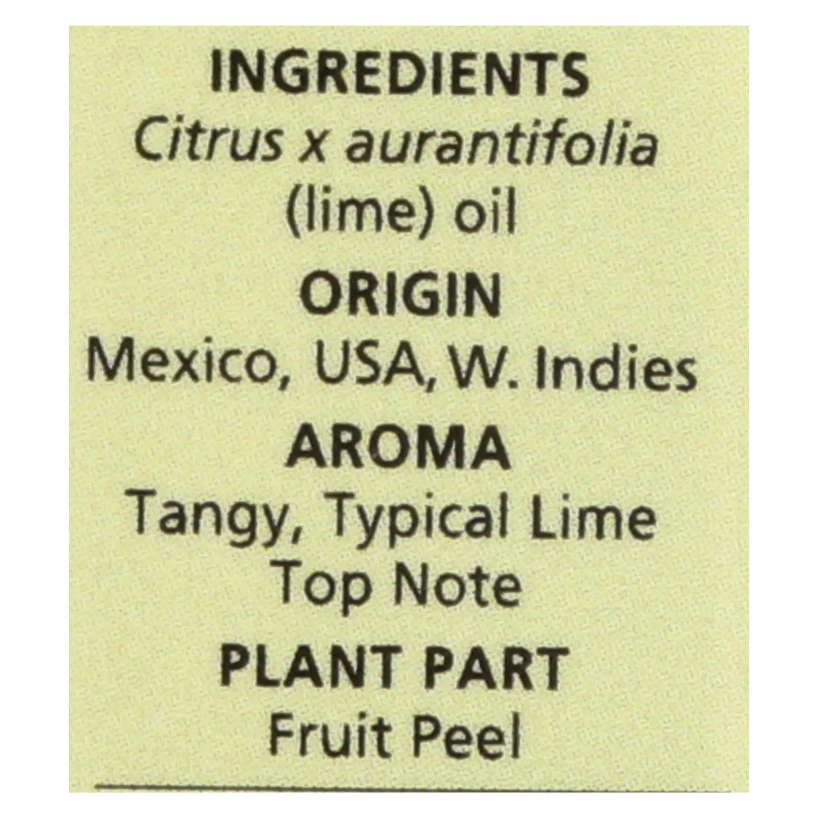 Aura Cacia - Pure Essential Oil Lime - 0.5 Fl Oz Aura Cacia