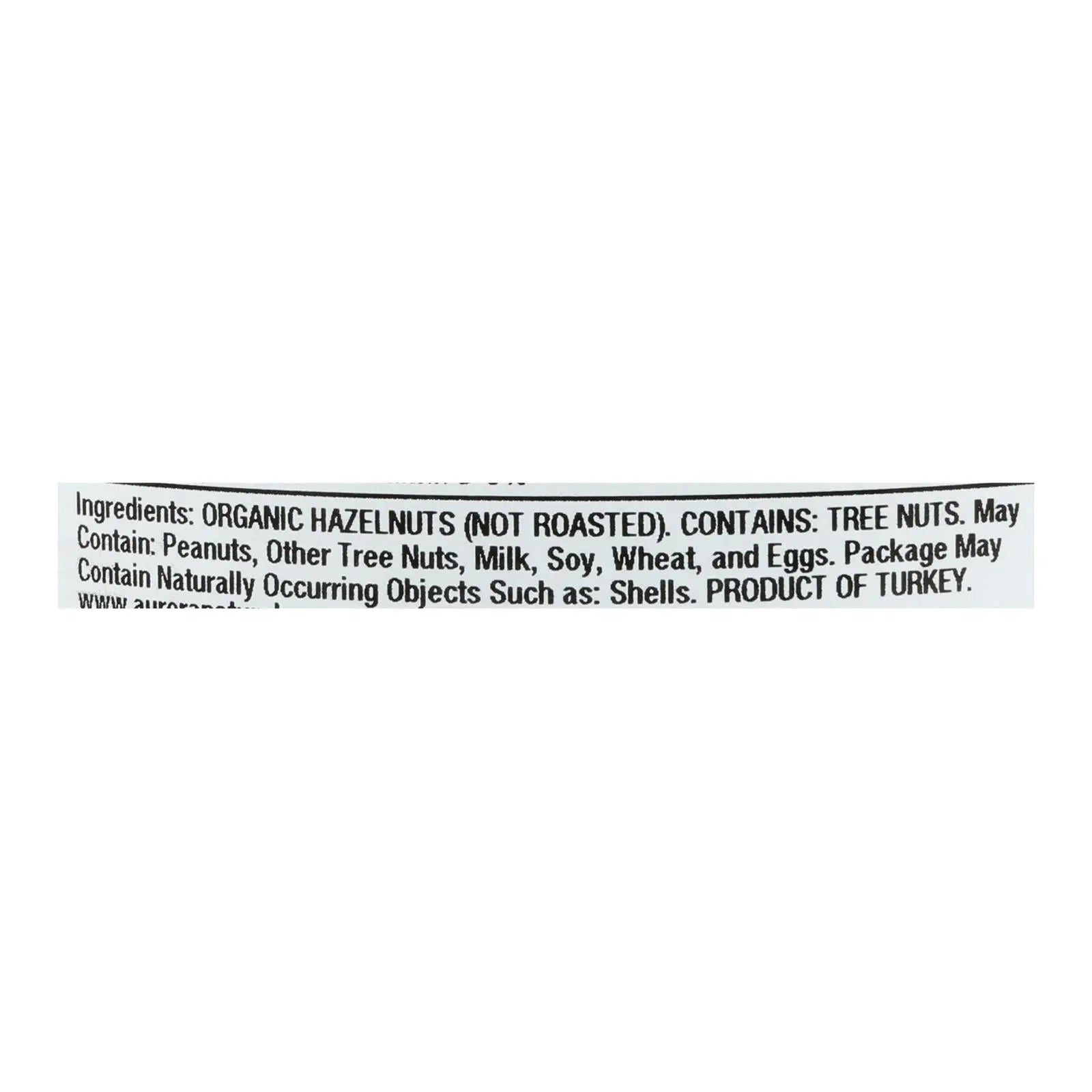 Aurora Natural Products - Organic Raw Hazelnuts - Case Of 12 - 9 Oz. Aurora Natural Products