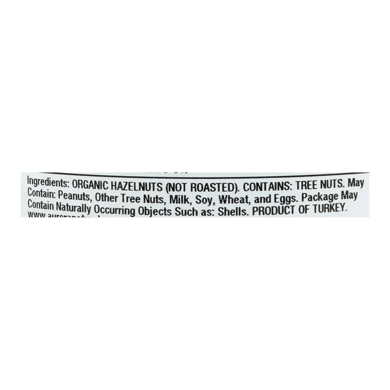 Aurora Natural Products - Organic Raw Hazelnuts - Case Of 12 - 9 Oz. Aurora Natural Products