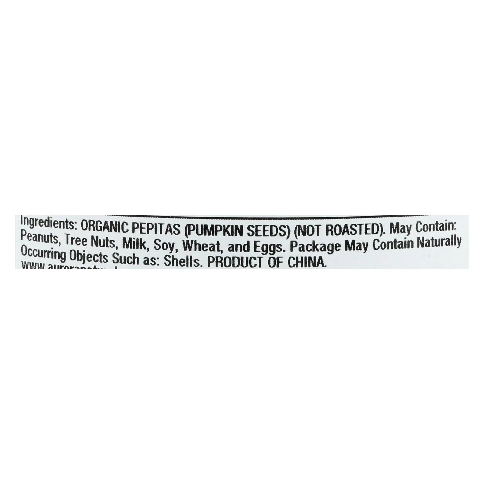 Aurora Natural Products - Organic Raw Pumpkin Seeds - Case Of 12 - 10 Oz. Aurora Natural Products
