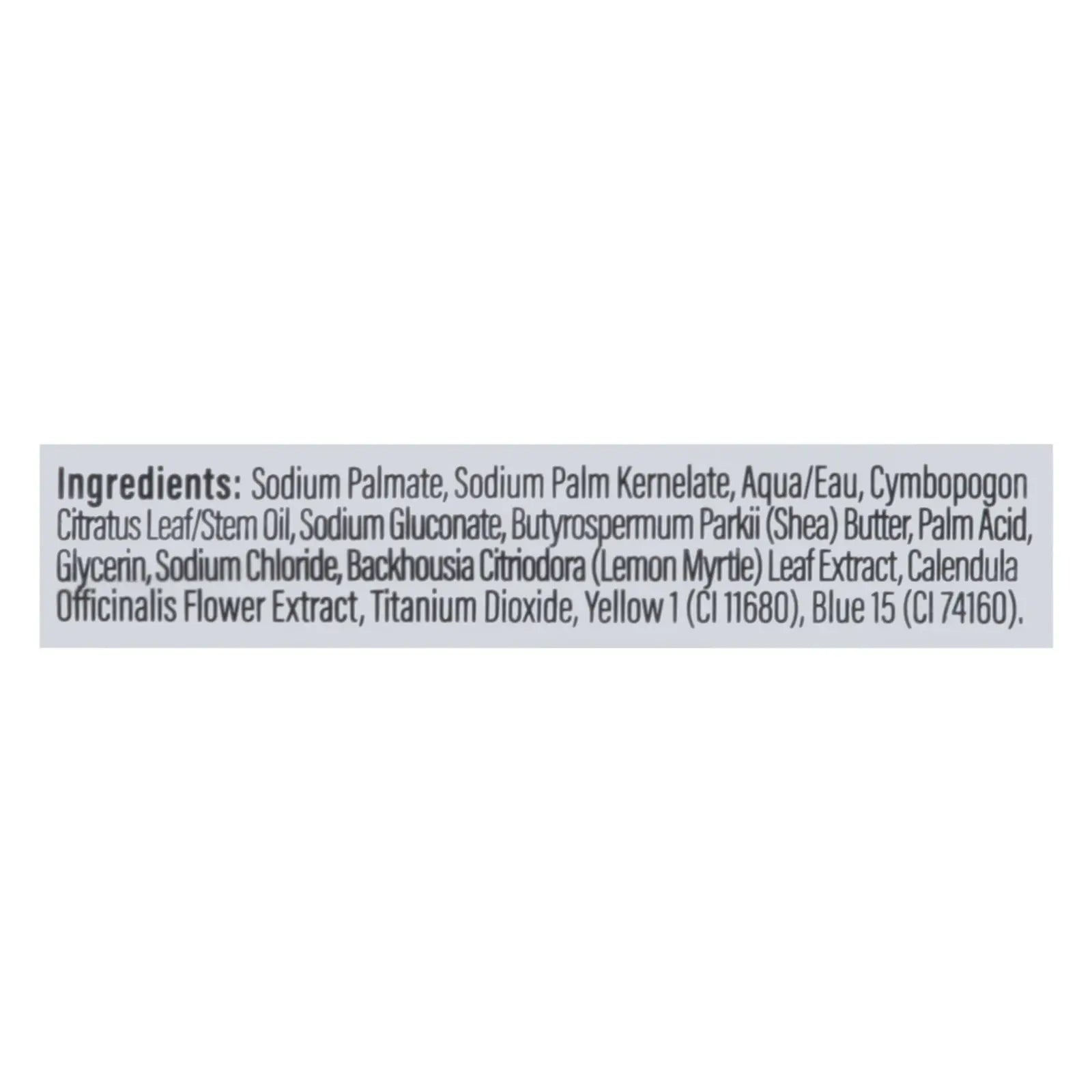 Australian Botanical Soap - Bar Soap Lemongrass - Ea Of 1-6.6 Oz Australian Botanical Soap