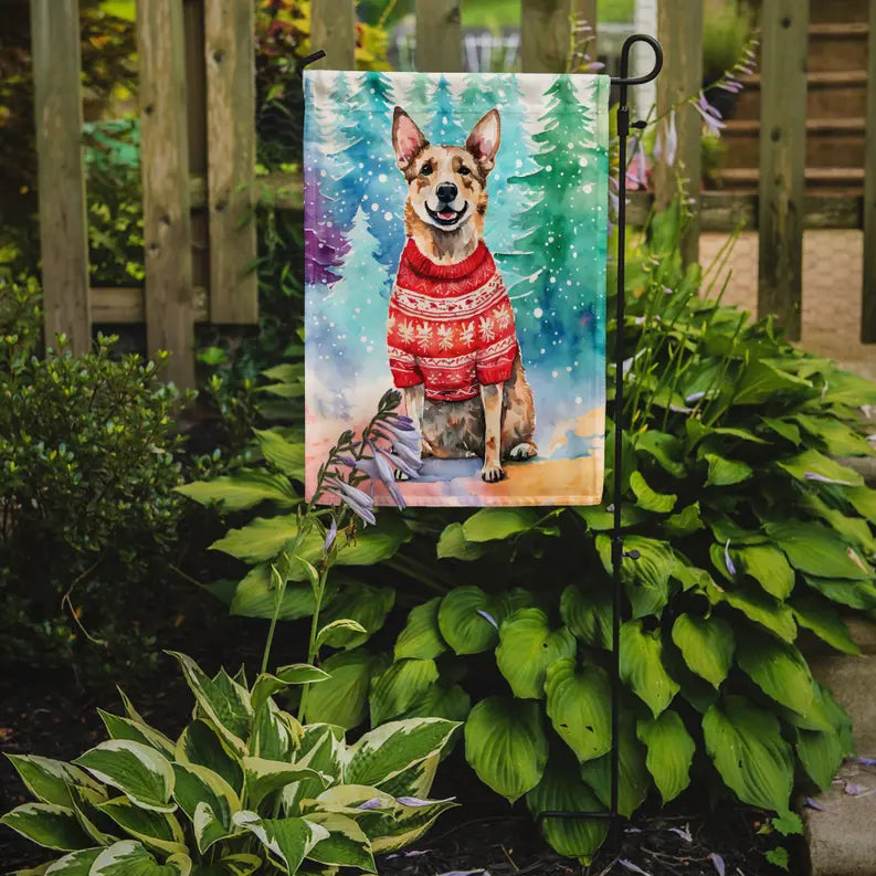 Australian Cattle Dog Christmas Garden Flag Caroline's Treasures