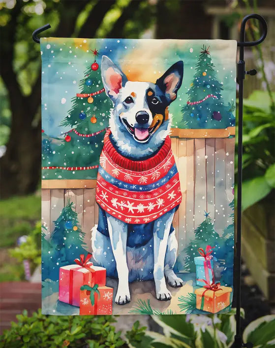 Australian Cattle Dog Christmas Garden Flag Caroline's Treasures