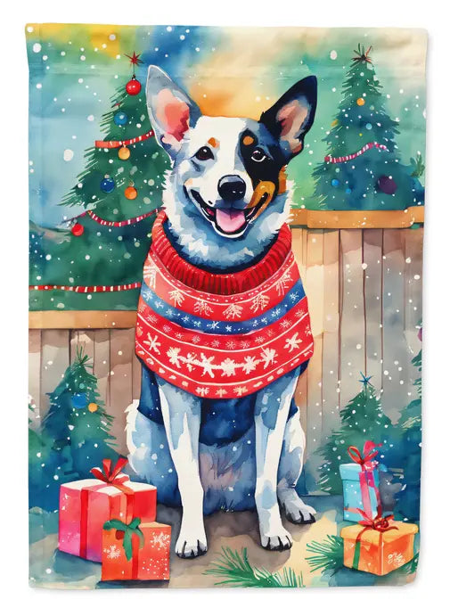 Australian Cattle Dog Christmas Garden Flag Caroline's Treasures