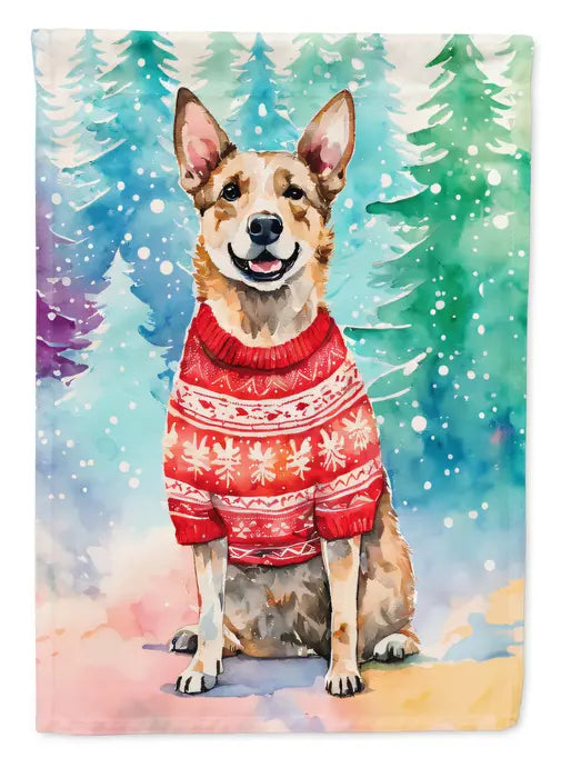 Australian Cattle Dog Christmas Garden Flag Caroline's Treasures