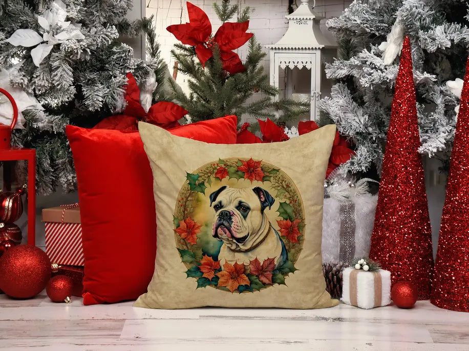 Australian Shepherd Christmas Flowers Pair of Pot Holders Caroline's Treasures