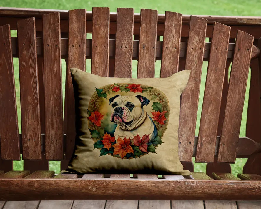 Australian Shepherd Christmas Flowers Pair of Pot Holders Caroline's Treasures