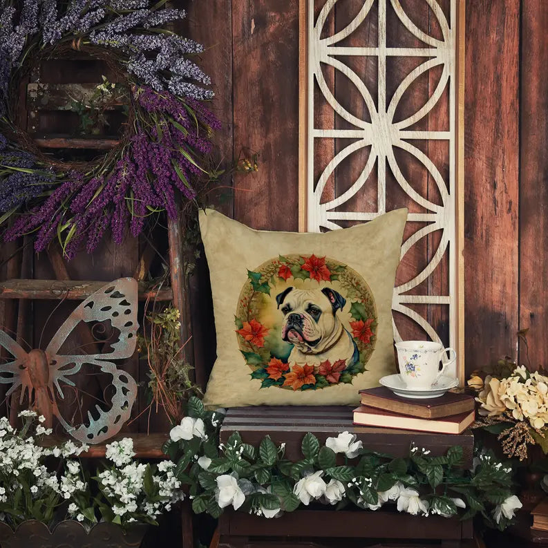 Australian Shepherd Christmas Flowers Pair of Pot Holders Caroline's Treasures