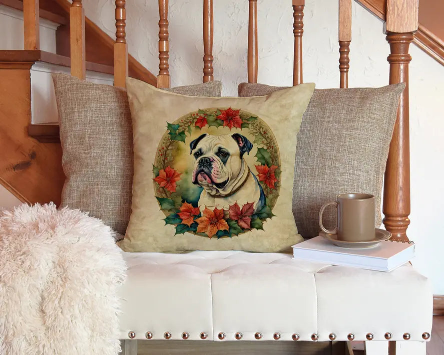Australian Shepherd Christmas Flowers Pair of Pot Holders Caroline's Treasures