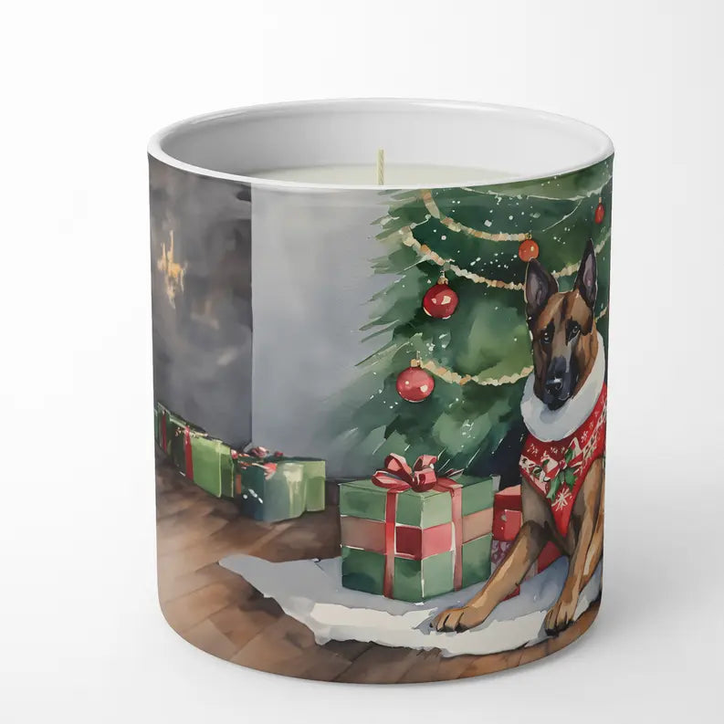 Australian Shepherd Cozy Christmas Decorative Soy Candle Caroline's Treasures