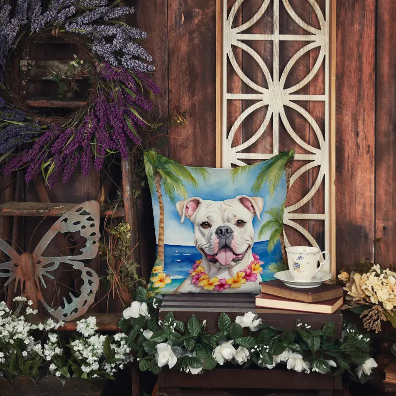 Australian Shepherd Luau Pair of Pot Holders Caroline's Treasures