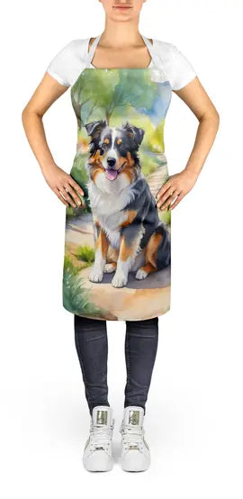 Australian Shepherd Spring Garden Apron Caroline's Treasures