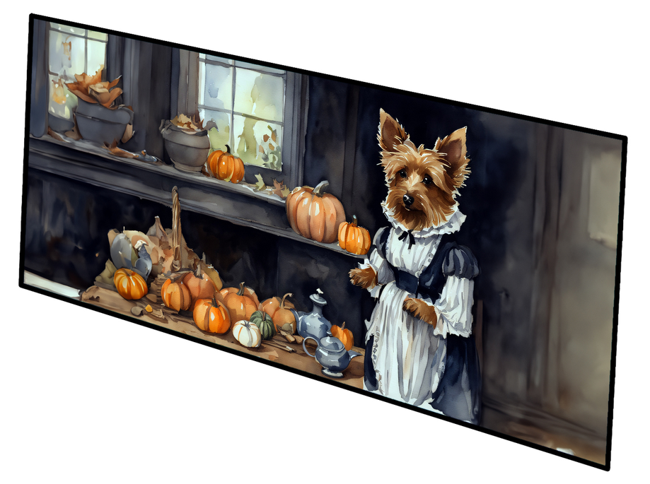 Australian Terrier Fall Kitchen Pumpkins Decorative Soy Candle Caroline's Treasures