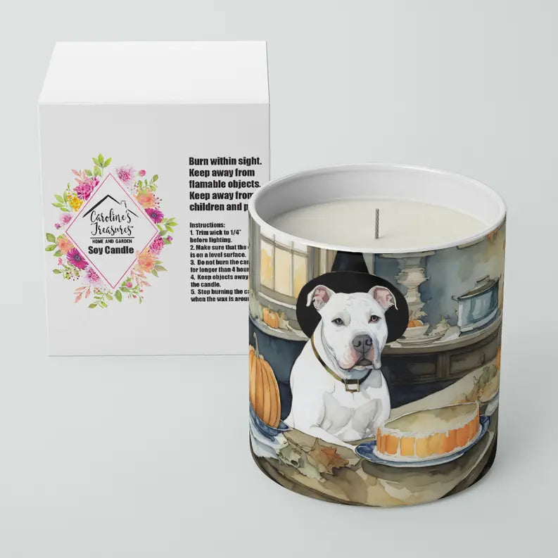 Australian Terrier Fall Kitchen Pumpkins Decorative Soy Candle Caroline's Treasures