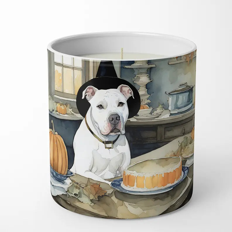 Australian Terrier Fall Kitchen Pumpkins Decorative Soy Candle Caroline's Treasures